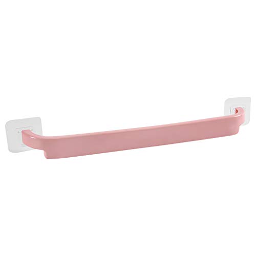 Jinghengrong Colgador de Trapo Polo Baño Cocina Estante de Almacenamiento montado en la Pared Ropa de Abrigo Bar, Rosa