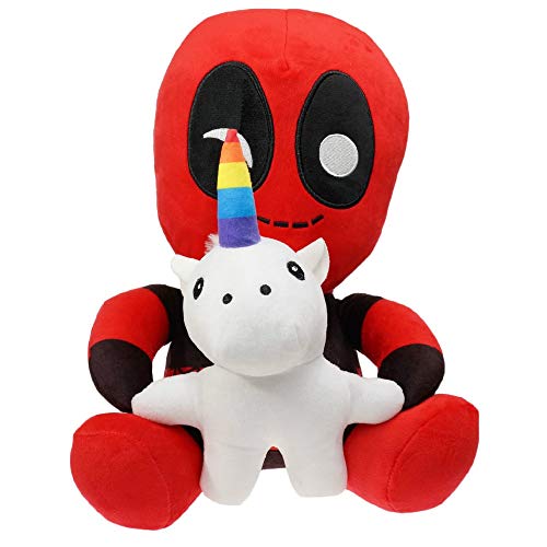 Juguete de Peluche 30cm Divertido Y Lindo Marvel X-Men Deadpool con Unicornios Peluches Y TV Juguetes