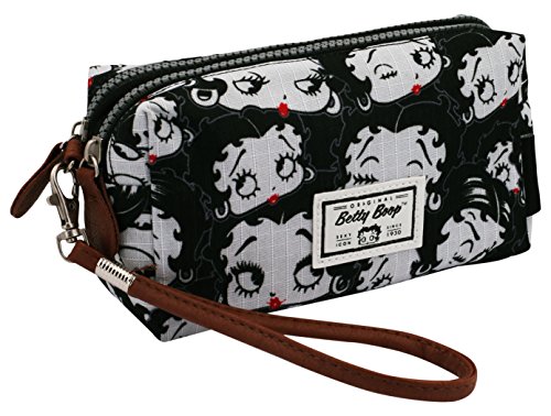 Karactermania Betty Boop Noir Bolsas de Aseo, 19 cm, Negro