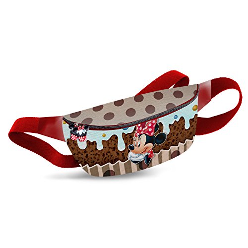 Karactermania Minnie Mouse Muffin-Fanny Pack Riñonera de Marcha 30 Centimeters Marrón (Brown)