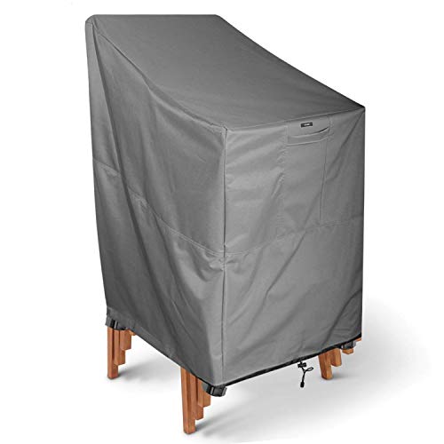 KHOMO Gear – Titan Series – Funda para Silla apilable – Heavy Duty Premium Muebles al Aire Libre Pantalla