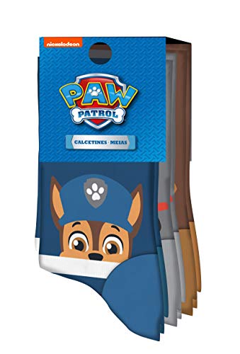 Kids Licensing | Calcetines Infantiles - Calcetines Paw Control - Diferentes Diseños - Personajes Patrulla Canina - Tejido Transpirable - Elástico en Arco Licencia de Producto Oficial