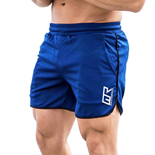 KILUS Pantalones cortos de playa para hombre Causal ligeros de natación para entrenamiento, correr, entrenamiento clásico, con bolsillo