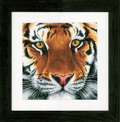 Lanarte Juego de Punto de Cruz: diseño de Tigre (Aida) PN-0156104 (35 x 34 cm)