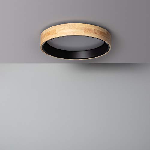 LEDKIA LIGHTING Plafón LED 20W Circular Dari CCT Seleccionable Negro