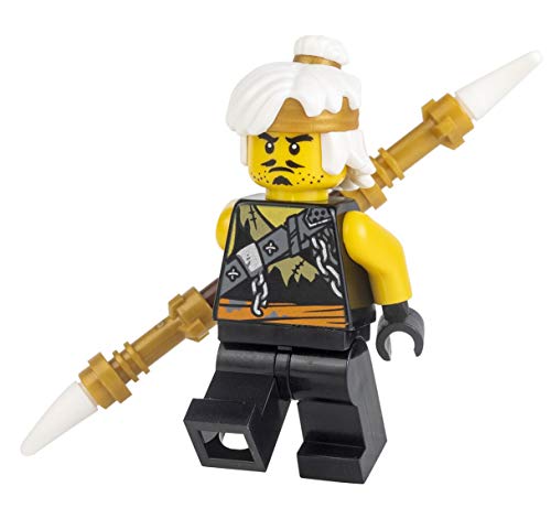 LEGO Ninjago: Adolescente Wu (Sensei Wu en disfraz de cazador de dragón) con Bastón de batalla