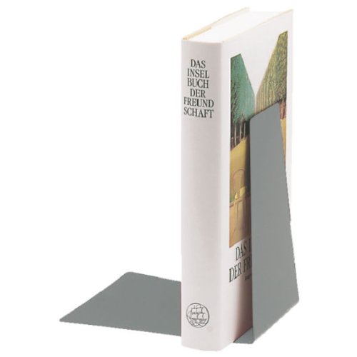 Leitz 52980085 - Sujeta libros, color gris metálico