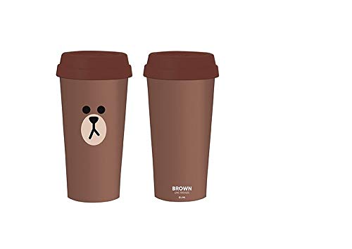 Line Friends LINE3340 Taza DE Viaje, plastico