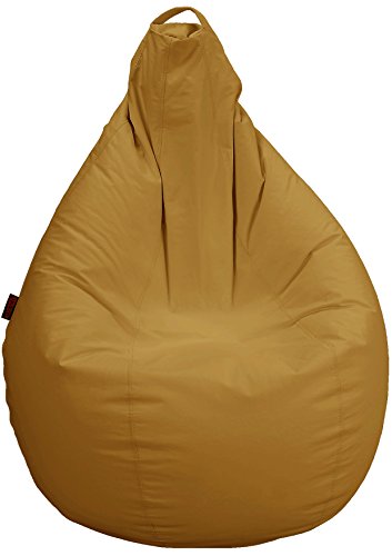 loconfort-Puff DE Pera XL, 25 Colores Envio 24/48 Horas, Fabricado EN ESPAÑA. 3 AÑOS DE Garantia, (85X85X135) Poli Piel Verde Manzana (XL Adulto, Oro)