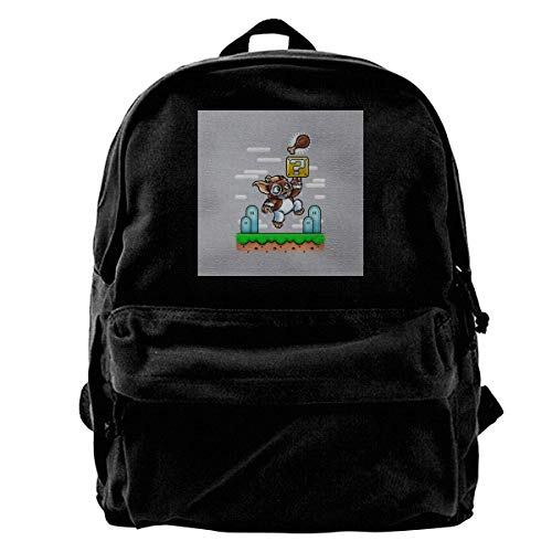 maichengxuan Gremlins Super Gizmo Bros - Mochila de lona para gimnasio, senderismo, portátil, bolsa de hombro para hombres y mujeres