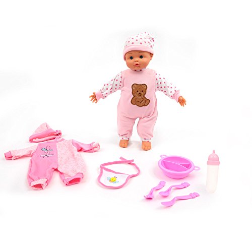 Mamatoy Mama MIA Muchos Versos y Juegos Mille, muñeca Que Habla con Accesorios de Vestir, 24 Efectos de Sonido, 36 cm, de Color Rosa MMA34000