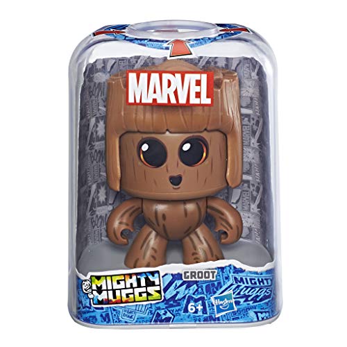 Marvel Classic- Mighty Muggs Figura coleccionable de Marvel, Groot, Color marrón (Hasbro E2166EU4) , color/modelo surtido