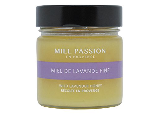 MIEL PASSION Miel de Lavanda Fina, Miel de Francia cosechada en Provenza - Set de 3 jarras de 270g