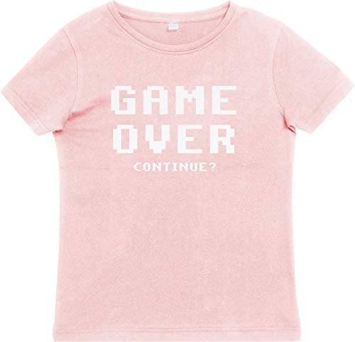 Mister Tee MTK026_Pink_158/164 Kids Game Over tee, Unisex-Adult, Multicolor