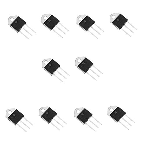 Movilideas - 10 Unidades de BTA41-600B BTA41-600 BTA41 - Triac (40 A, 600 V, TRIAC, 1,3 V, 100 mAh, TOP-3)