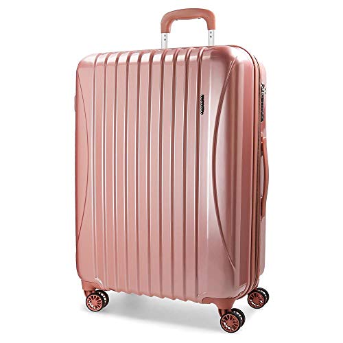 Movom Trafalgar Maleta mediana Rosa 48x67x26 cms Rígida ABS Cierre TSA 71L 3,8Kgs 4 Ruedas dobles Extensible