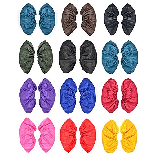 MSmask Rain Shoe Covers Reusable Waterproof Rain Snow Boots Slip resistant PVC Thicken Sole Shoes Cover Men Women