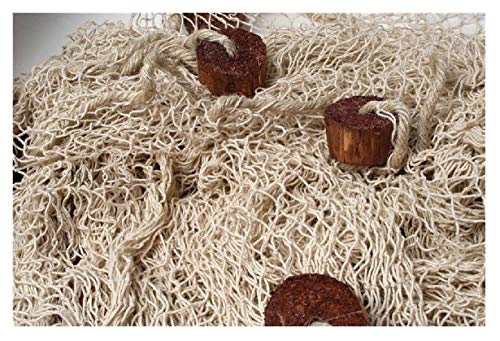 Nauticalmania Red de Pesca Decorativa 340x340cm (Beige)