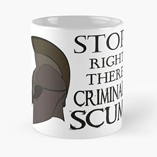 Oblivion Police Knight Scrolls Elder Guard Sword Iv The Best Taza de café de cerámica blanca de 11 onzas