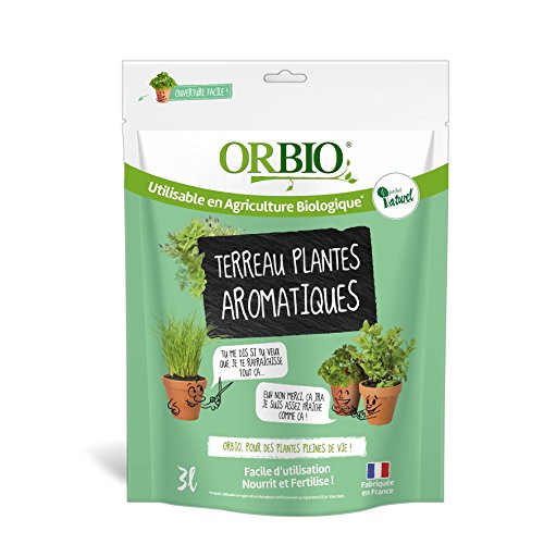 Oro marrón obitcaro3 – Sustrato Plantas aromáticas, Verde, 3 L