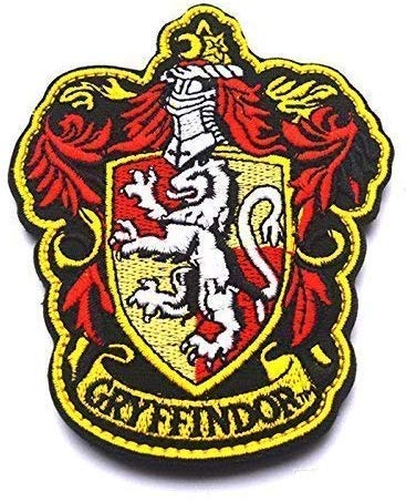 Parches de calidad Harry Potter, blasones parche Gryffindor (Gryffindor)