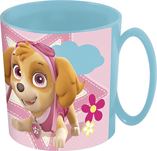 Paw Patrol Patrulla Canina-Taza microondas 36cl (STOR 86704), Plástica, Multicolor, Mediano