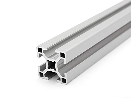 Perfil de aluminio 30x30 ranura tipo B 8 - corte 50 mm-2000 mm (8,00 EUR/m + 0,25 EUR por corte, mínimo 2,50 EUR) 240 mm