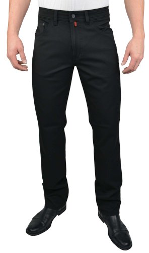 Pierre Cardin Pantalones Deauville Ceramica, color negro negro 42W x 34L