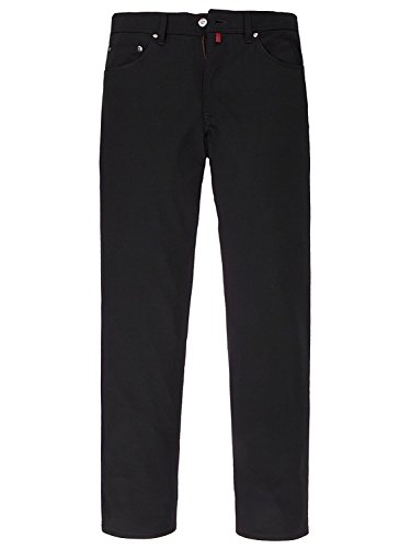 Pierre Cardin - Pantalones elásticos de cerámica, color negro, 599/88/3196. Negro 42W x 34L