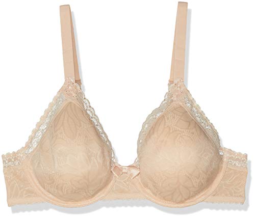 Playtex Sujetador Invisible Capacidad Aros, Beige (Nude 014), 100 (Tamaño del Fabricante:100C) para Mujer