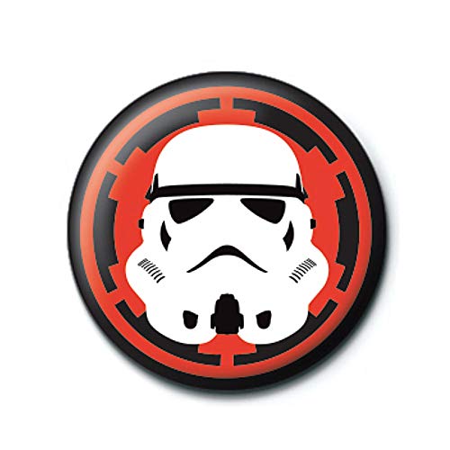 Pritties Accessories Insignia de botón original de Star Wars Stormtrooper con diseño de soldado Lucasfilm