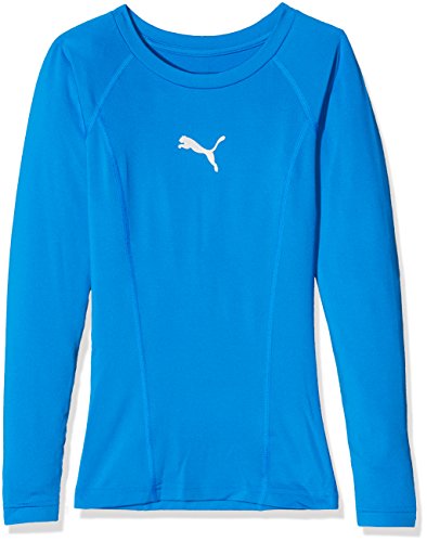 Puma 655921 05, Camiseta de Manga Larga Infantil, Azul (Electric Blue Lemonade), 128