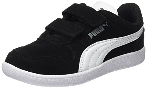 PUMA ICRA Trainer SD V PS, Zapatillas Unisex niños, Negro Black White, 30 EU