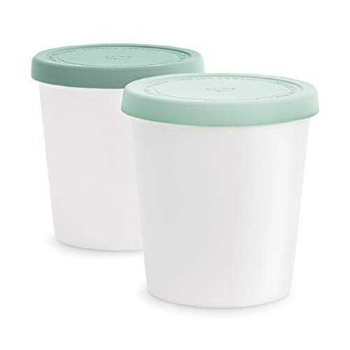 Recipientes conservación de helados 1L, juego de 2, Recipientes con tapas, Contenedor para helado