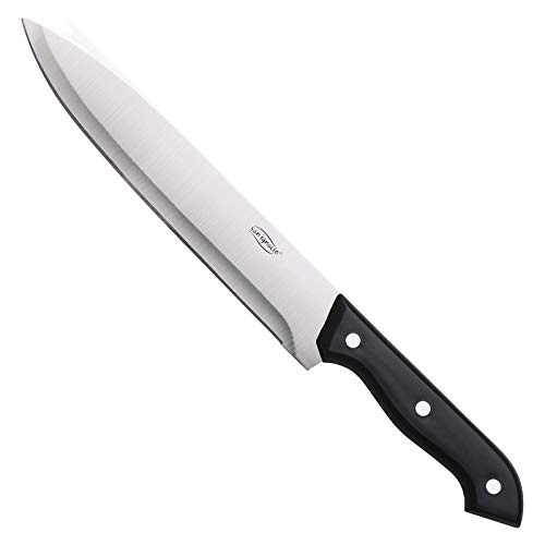 San Ignacio Bonn Cuchillo de Chef, Acero Inoxidable, Negro, 20 cm