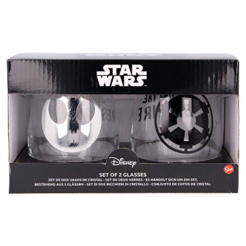 Set 2 Vasos DE Cristal 510 ML Star Wars