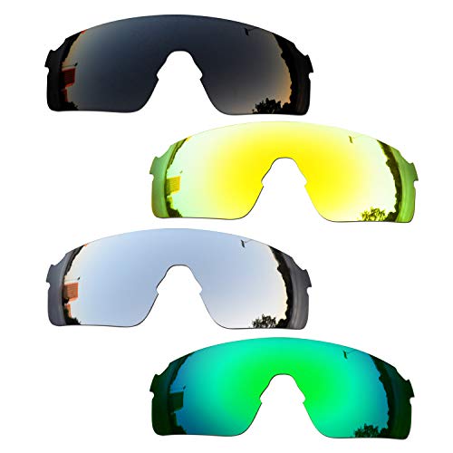 SOODASE Para Oakley EVZero Blades Gafas de sol Negro/Dorado/Plata/Verde Lentes de repuesto polarizadas