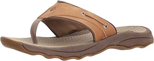 Sperry Top-Sider Tanga de los bancos exteriores para hombre (caja), marr�n (Bronceado), 41 EU