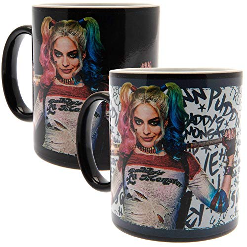 Suicide Squad - Taza efecto térmico diseño de Harley Quinn (Standard) (Multicolor)