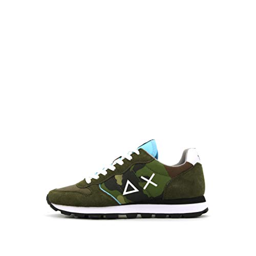 Sun 68 Zapatillas para Hombre, Modelo Tom Military, Color Verde Militar Size: 42 EU