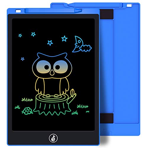 Sunany 11 Pulgadas Color Tableta de Escritura LCD, Tableta Escritura con Teclas Borrables, Regalos para Niños, Portátil LCD Writing Tablet para Niños, Escuela, Oficina(Azul)