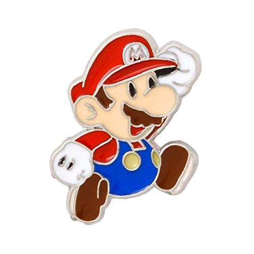 Super Mario Kart, pines esmaltados, juego de rompecabezas, insignia de hongo, Pin de solapa, broche para niños, mujeres, hombres, amantes, joyería de dibujos animados-Style3