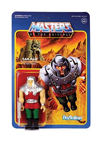 SUPER7 Masters of The Universe Reaction Action Figure Wave 4 Ram Man 10 cm