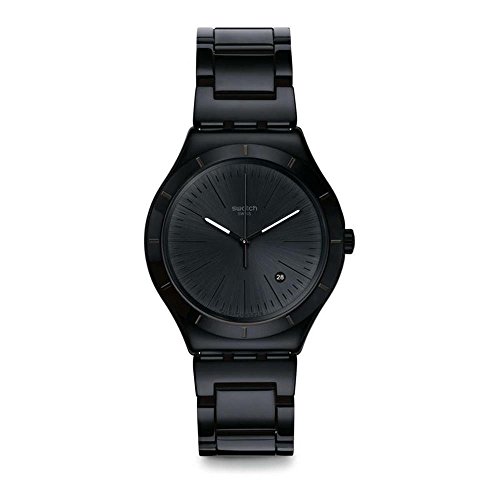 Swatch Reloj Analogico para Hombre de Cuarzo con Correa en Acero Inoxidable YWB404G