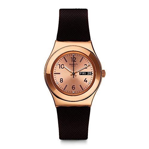 Swatch Reloj Analógico para Mujer de Cuarzo con Correa en Silicona YLG701