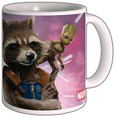 Taza Rocket Raccoon & Grootguardianos de la galaxia 2