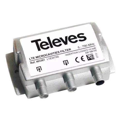 Televes 403301 - Filtro microavidades lte60 f 5-790mhz interior