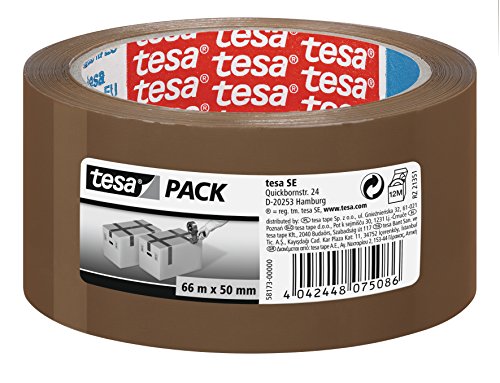 tesa TE58173-00000-00 tesapack Standard PP ruidoso 66m x 50mm marrón