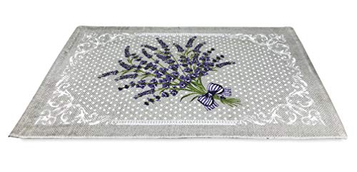 Tex family Alfombra de cocina antideslizante Provenzal Sweet Lavanda - 55 x 180 cm