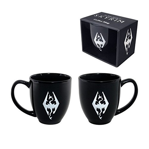 The Elder Scrolls V Skyrim - Taza de cerámica, diseño de dragón